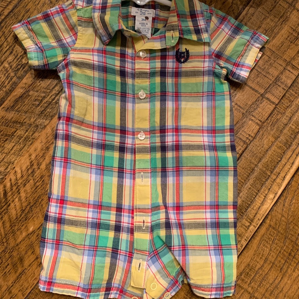 Chaps 3 month one piece outfit